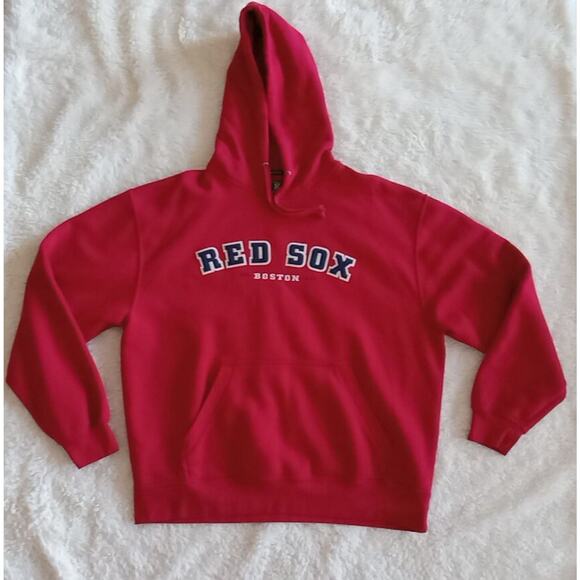 Boston Red Sox Sweatshirt MLB Gear for Sports Hoodie Sweatshirt XL Red Applique - Picture 1 of 9
